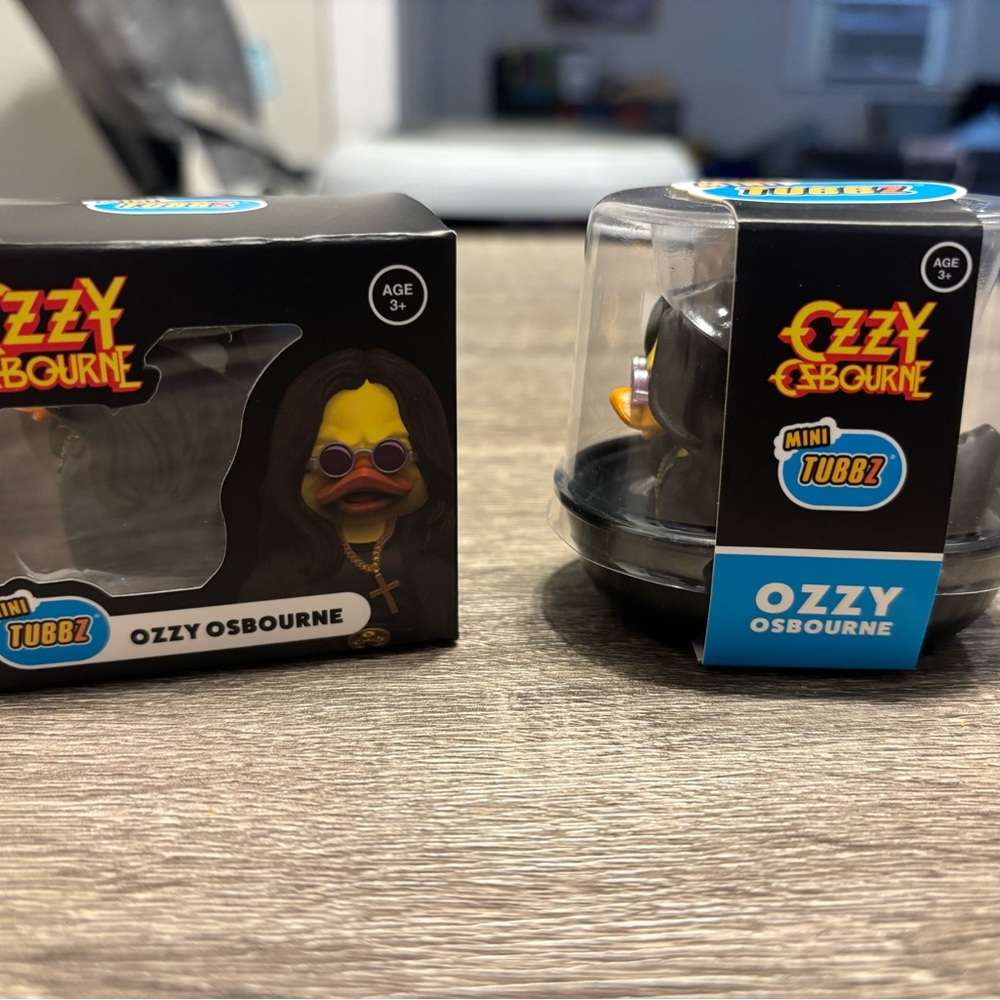 Ozzy Osbourne Mini Collectible Figure - Black and Yellow